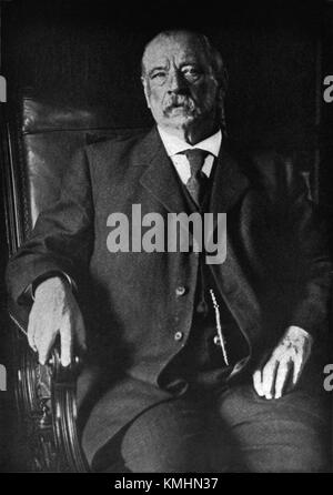 Portrait récent de Grover Cleveland, 22e et 24e président des États-Unis, mettant en valeur son leadership et son héritage dans l’histoire des États-Unis. Banque D'Images