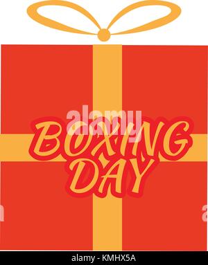 Boxing day design graphique Illustration de Vecteur