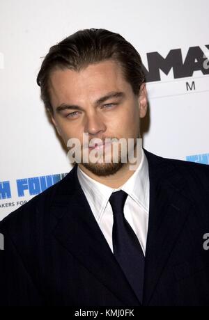 17 décembre 2002 RTSlocomb / MediaPunch Leonardo DiCaprio 'Gans Of New York' sélection spéciale directeurs Guild Theatre Los Angeles, CA. Banque D'Images