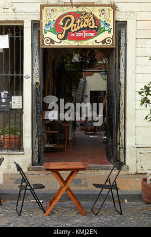 Los Patios de San Telmo bar et restaurant, San Telmo, Buenos Aires, Argentine, Amérique du Sud Banque D'Images