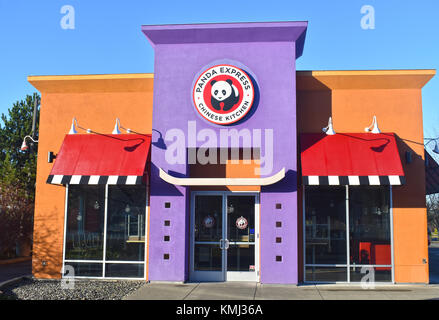 Le Panda Express restaurant fast food à Bellingham, Washington, USA, vers décembre, 2017. Banque D'Images