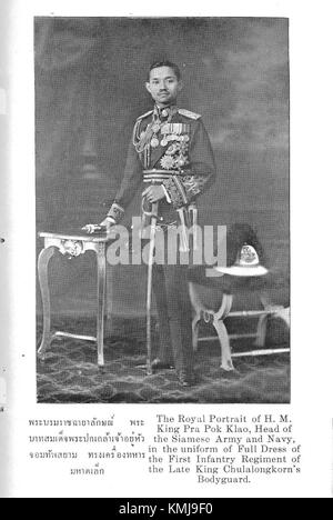 Ce portrait royal fait partie d'une collection historique d'images représentant divers membres de familles royales. La série capture l'élégance et la régalité des monarques, mettant en valeur leur tenue traditionnelle, leurs symboles royaux et leurs décors cérémoniels. Ces portraits sont un élément essentiel de la préservation de l’héritage et de l’histoire des familles royales. Banque D'Images