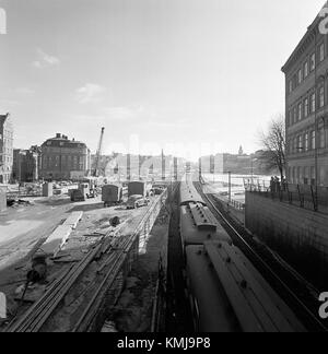La ville intérieure de Stockholm (Innerstad) est le cœur historique et culturel de la capitale suédoise. Il présente un mélange de styles architecturaux et de points de repère qui reflètent la longue histoire et le développement de cityÂ€™. Banque D'Images