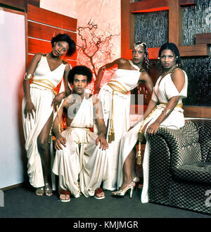 Boney M Euro pop groupe vocal vers 1980 Banque D'Images