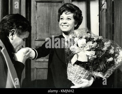 Encore du tournage du film de Juliette des esprits, Italie 1965 Banque D'Images