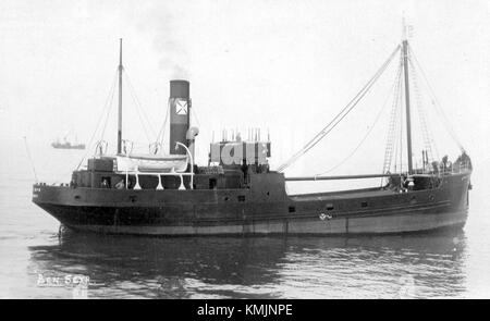 Navire de la compagnie Ramsey Steamship, Ben Seyr. Banque D'Images