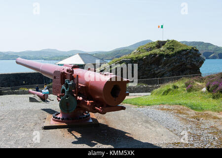 Paysages de l'Irlande. Musée militaire de Fort Dunree à Donegal Banque D'Images