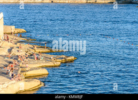 Tigne Point Beach Banque D'Images