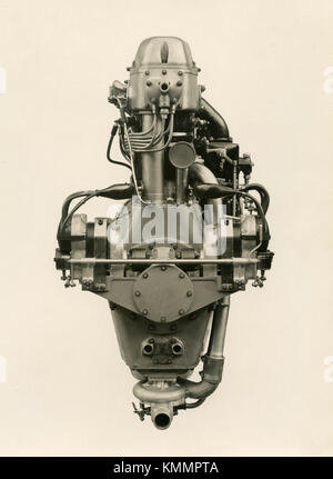 Moteur d'aviation Isotta Fraschini Asso 500, Italie 1920 Banque D'Images