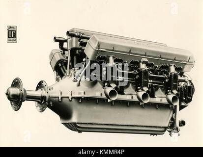 Moteur d'aviation Isotta Fraschini Asso 750, Italie 1920 Banque D'Images