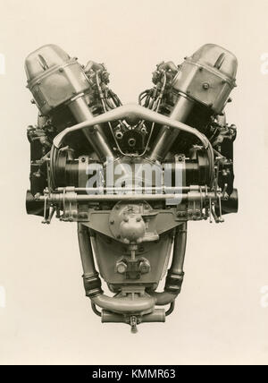 Moteur d'aviation Isotta Fraschini Asso 500, Italie 1920 Banque D'Images