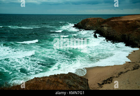 Clowdy seascape Banque D'Images