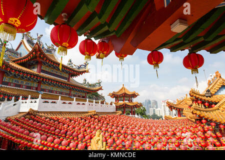 L'Thean Hou Temple est un temple à 6 étages, la déesse de la mer chinois Mazu situé à Kuala Lumpur, Malaisie. Il a été achevé en 1987 et officiellement Banque D'Images