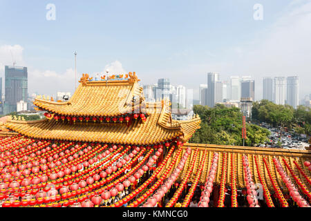 L'Thean Hou Temple est un temple à 6 étages, la déesse de la mer chinois Mazu situé à Kuala Lumpur, Malaisie. Il a été achevé en 1987 et officiellement Banque D'Images