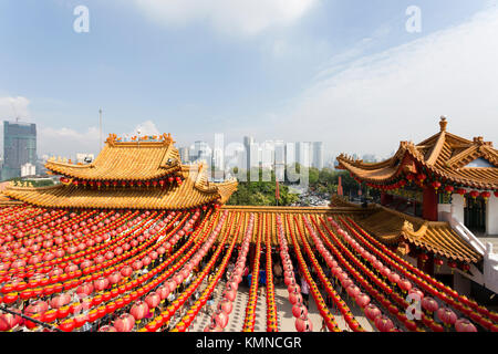 L'Thean Hou Temple est un temple à 6 étages, la déesse de la mer chinois Mazu situé à Kuala Lumpur, Malaisie. Il a été achevé en 1987 et officiellement Banque D'Images