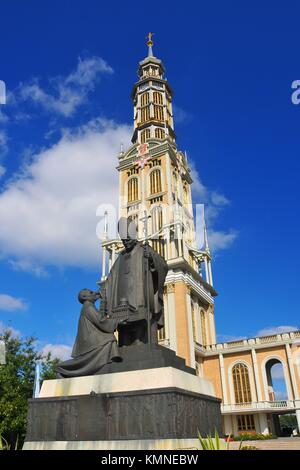 Basilique Notre Dame de la Voïvodie de Grande-Pologne, Licheń. Banque D'Images