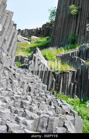 Varhany, národní přírodní památka, Panská skála, Kamenický Šenov, Česká republika Banque D'Images