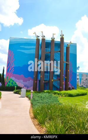 Le Disney's Art Of Animation Resort, Orlando, Floride, USA Banque D'Images