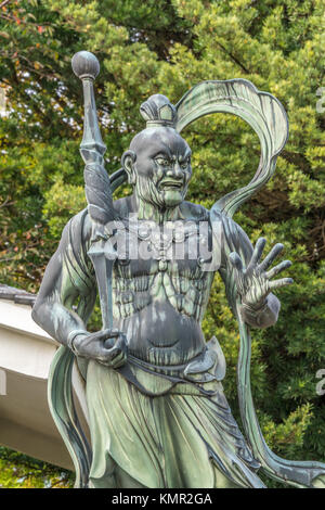 Agyo Roi Deva (Nio ou Kongorikishi) Guardian. Shoukoku-ji. Partie de Bando. Sanjusanka Zama City, préfecture de Kanagawa, Japon Banque D'Images