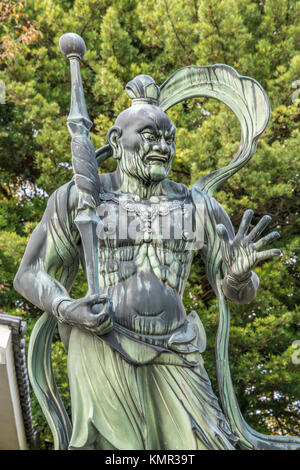 Agyo Roi Deva (Nio ou Kongorikishi) Guardian. Shoukoku-ji. Partie de Bando. Sanjusanka Zama City, préfecture de Kanagawa, Japon Banque D'Images