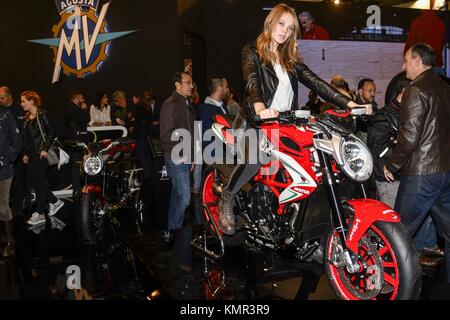 Salon De La Moto et de l'automobile EICMA - Journée d'ouverture Avec: Atmosphère Où: Milan, Italie Quand: 07 Nov 2017 crédit: IPA/WENN.com **Uniquement disponible pour publication au Royaume-Uni, aux Etats-Unis, en Allemagne, en Autriche, en Suisse** Banque D'Images