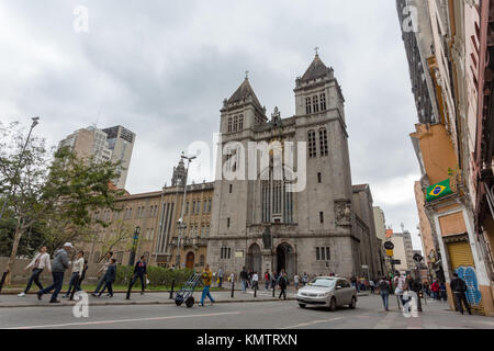 Basilica de Nossa Senhora da Assuncao, Mosteiro de São Bento (Monastère de saint Benoît), Colegio de Sao Bento, Sao Paulo, Brésil Banque D'Images