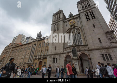 Basilica de Nossa Senhora da Assuncao, Mosteiro de São Bento (Monastère de saint Benoît), Colegio de Sao Bento, Sao Paulo, Brésil Banque D'Images