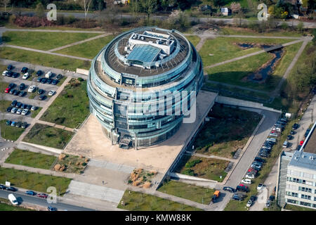 Office Tower Heise siège à Hanovre en forme sphérique, Heise Medien GmbH & Co KG, Heise Media Service GmbH & Co KG, architecture particulière, Hano Banque D'Images