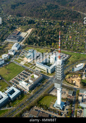 Office Tower Heise siège à Hanovre en forme sphérique, Heise Medien GmbH & Co KG, Heise Media Service GmbH & Co KG, architecture particulière, Tele Banque D'Images