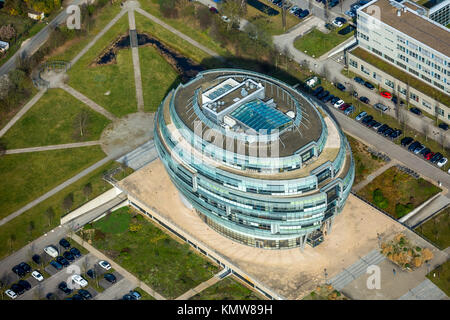 Office Tower Heise siège à Hanovre en forme sphérique, Heise Medien GmbH & Co KG, Heise Media Service GmbH & Co KG, architecture particulière, Hano Banque D'Images