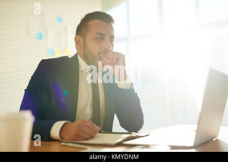 Fatigué de travail Banque D'Images