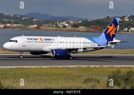 AIRBUS A320-200 ISRAIR 4X-ABG Banque D'Images