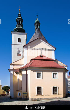 Cloître à Broumov, North Bohemia, République Tchèque Banque D'Images