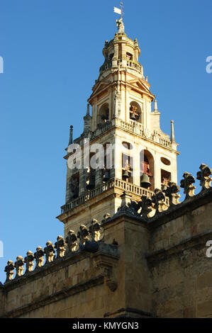 La tour sur la Mesquita de Cordoba, Espagne Banque D'Images