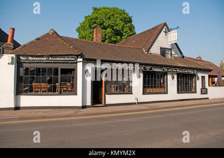 Lingfield, vieille cage, Restaurant Bar et de l'hébergement, Surrey, Angleterre, Banque D'Images