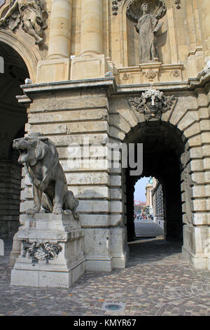 Parc du Château de Buda Banque D'Images