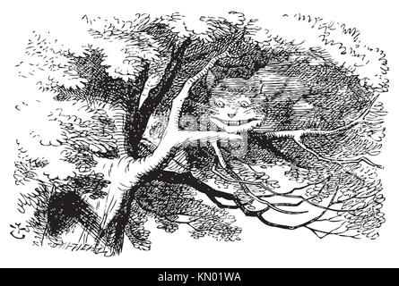 Alice Au Pays Des Merveilles Le Chat De Cheshire Photo Stock Alamy