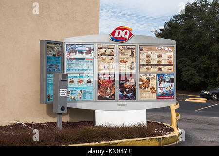 Dairy Queen situé à Mount Dora, Floride USA Banque D'Images