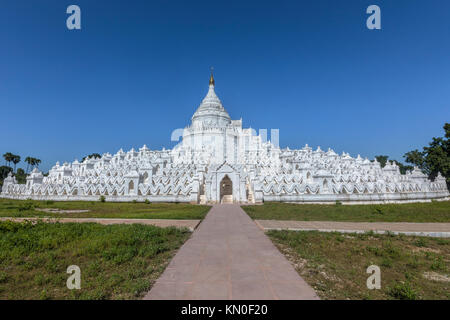 Mingun, la Pagode Hsinbyume, Mandalay, Myanmar, en Asie Banque D'Images