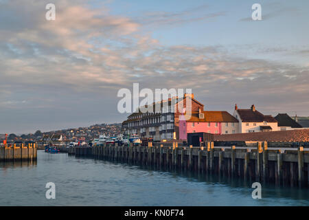 West Bay, Dorset, Angleterre, Royaume-Uni Banque D'Images