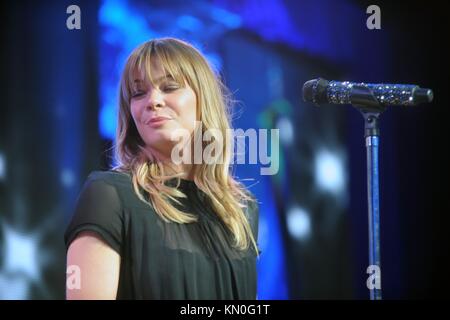 La chanteuse country LeAnn Rimes chante lors du Gala des champions du défi de la National Guard Youth Foundation au Willard InterContinental Washington Wharf le 26 février 2013 à Washington, DC. (Photo de Jim Greenhill via Planetpix) Banque D'Images