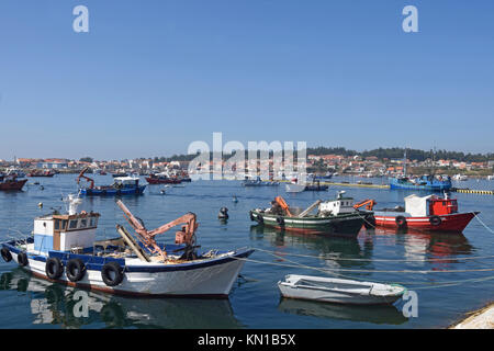 Porto do xufre, Illa de Arousa, province de Pontevedra, Galice, Espagne Banque D'Images