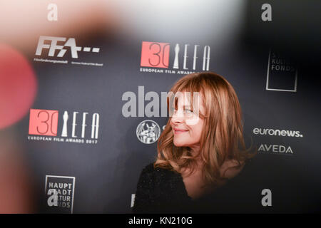 Berlin, Allemagne. 09Th Dec, 2017. L'actrice Nastassja Kinski arrivant à l'European Film Awards 2017 cérémonie à la Haus der Berliner Festspiele de Berlin, Allemagne, 09 décembre 2017. Credit : Jens Kalaene/dpa/Alamy Live News Banque D'Images