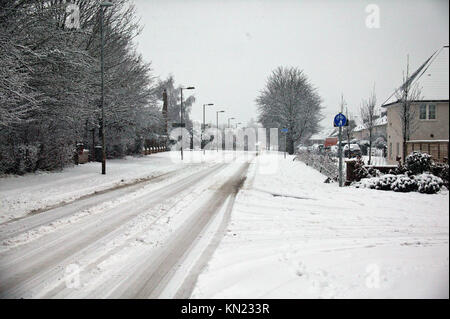 Elsenham, UK. Déc 10, 2017. Hits grand gel Crédit : Knelstrom Elsenham Ltd/Alamy Live News Banque D'Images