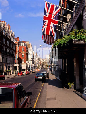 Claridge's, Brook Street, Mayfair, City of Westminster, Londres, Angleterre, Royaume-Uni Banque D'Images