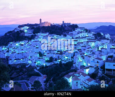 Village de Casares, village blanc d'Andalousie, Málaga, Costa del sol, Andalousie, Espagne Banque D'Images