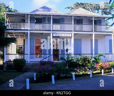 Musée des quais, Maison de l'Amiral, chantier naval de Nelsons, port anglais, Antigua, Antigua-et-Barbuda, îles Leeward, Caraïbes Banque D'Images