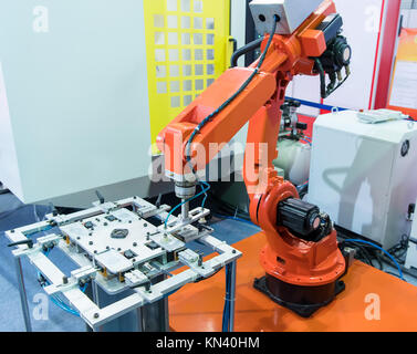 Controler de main robotique Banque D'Images