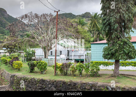 L'Ovalau Club (fermé), Levuka Ovalau, Îles Fidji, Pacifique Ouest, Pacifique Sud, Site du patrimoine mondial, ancienne capitale des Fidji Banque D'Images