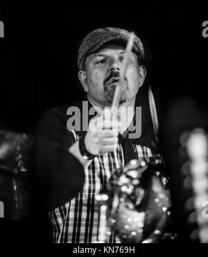 La Dana Dixon Bande au Edinburgh Jazz & Blues Festival 2017 dans le George Square Edinburgh Speigeltent Banque D'Images